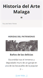 Mobile Screenshot of historiadelartemalaga.es